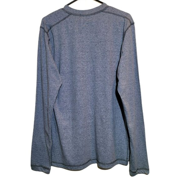 Vintage 1946 Mens Blue T-shirt Long Sleeve Pull-Over Size M NWT JH755 - Picture 3 of 3